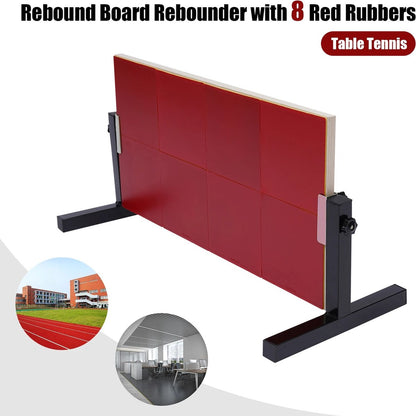 Table Tennis Rebound Board - Rebounder - 66x33 cm - Table Tennis Rebound Board - Ping-Pong Training Standing Table Equipment - For Home Indoor Outdoor