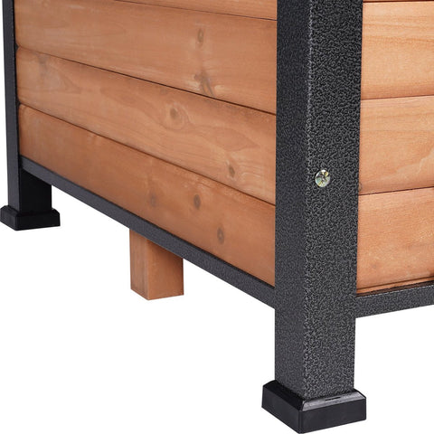 Hondenhok - Uitneembare bodem - Anti-roest - Hondenhok binnen - Weerstbestendig - Hondenhok buiten - 110x75x85 cm