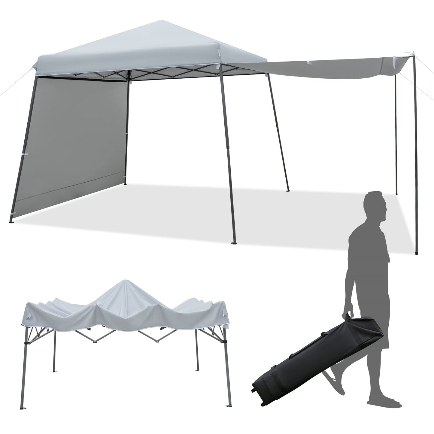 Partytent – Paviljoen – Tuintent – Feesttent – Pop-Up Tent – 3x6 Meter – Waterdicht – UV-Bescherming 50+