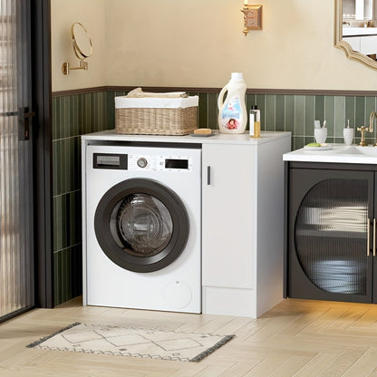 Opbergkast – Opbergsysteem – Opbergmeubel – Kast Met Wieltjes – Witte Houten Opbergkast – Compact 96x62x90 cm – Mobiel En Duurzaam