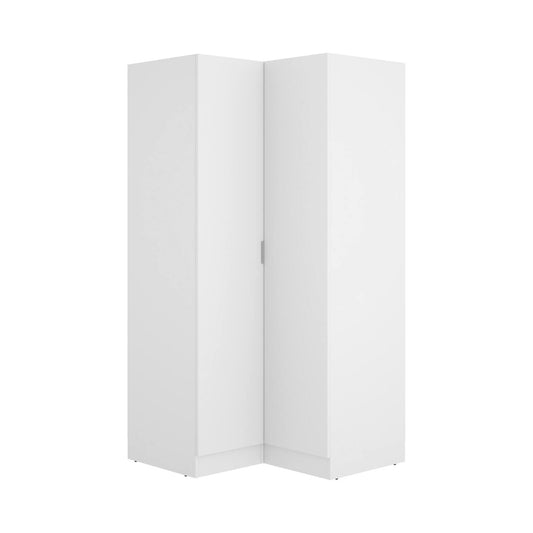 Wardrobe 2 in Front of Dcipo, Angular Mobile for Bedroom, Corner Coat Rack, 91X93H184 Cm, Available in 2 Colors
