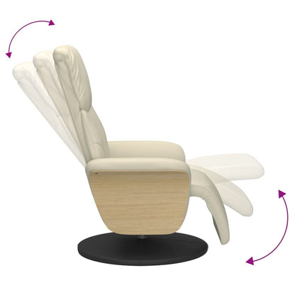 Relaxfauteuil – Relaxstoel – Verstelbare Fauteuil – Draaifauteuil – Loungefauteuil – Kunstleer Bekleding – 360° Draaibaar