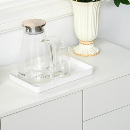 Opbergkast – Opbergmeubel – Kasten – Dressoir – Opbergruimte – Wit – 2 Lades & 3 Deuren – Duurzaam Hardhout & Kunststof Board – Ruimtebesparend & Direct Gebruiksklaar