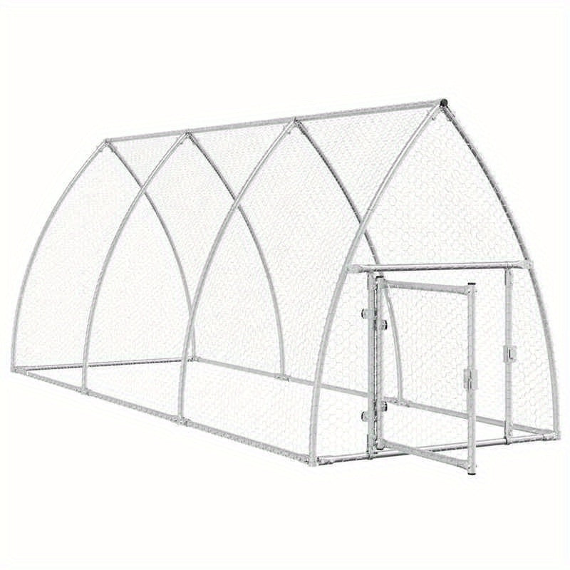 Kippenren – Kippenhok – Kippenkooi – Kipren – Kippenverblijf – Verzinkt Staal – 300x105x120 cm – Weerbestendig & Robuust