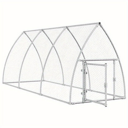 Kippenren – Kippenhok – Kippenkooi – Kipren – Kippenverblijf – Verzinkt Staal – 300x105x120 cm – Weerbestendig & Robuust