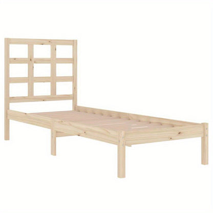 Eenpersoonsbed – Kinderbed – Logeerbed – Slaapbank – Opklapbed – Massief Houten Bed – 90x190 cm – Duurzaam Hardhout – Compleet Gemonteerd