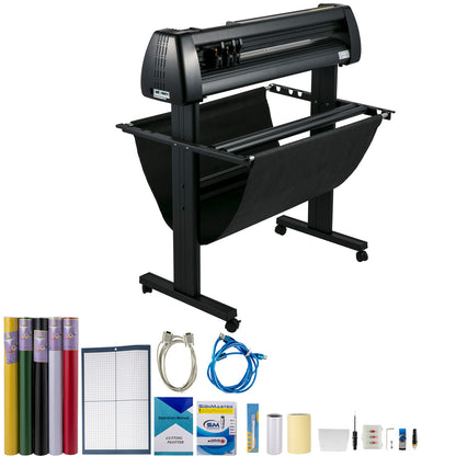 Vinylsnijder – Snijplotter – Snijmachine – Vinyl Cutter – Graveermachine – Groot Snijoppervlak 87 cm – Nauwkeurige Snijprecisie 0,01 mm