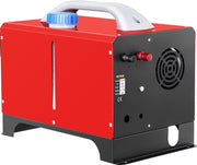 Auto Diesel Luchtverwarmer - 12V - 5KW - Standkachel Diesel -Luchtuitlaatmet Diesel Heater - met Afstandsbediening en LCD-Scherm - voor Cabine van Verschillende Auto's, Bussen, Campers, Vrachtwagens - Rood