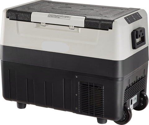 Mini Koelkast - 45L - Auto Koelkast - Camping Koelkast - 2 in 1 - Dubbele Zone - 100/240V - 12V Auto Stekker - Grijs