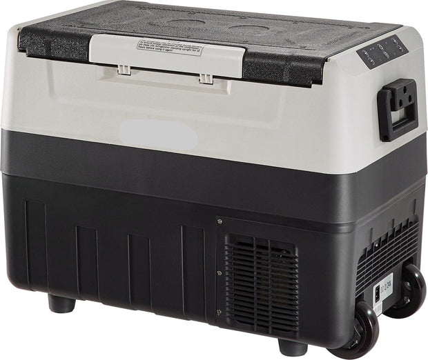 Mini Koelkast - 45L - Auto Koelkast - Camping Koelkast - 2 in 1 - Dubbele Zone - 100/240V - 12V Auto Stekker - Grijs