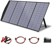 Zonnepaneel - Draagbaar - Waterdicht - Opvouwbaar zonnepaneel - voor Camping RV Tuin Dak - Polykristallijn Silicium - 18V - 140W - Zwart