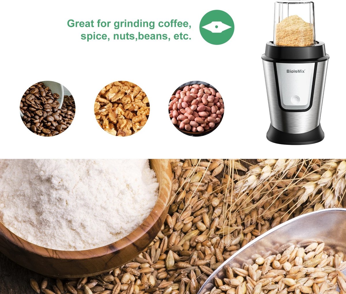 Multifunctionele Keukenmachine - 700W - Draagbare Juicer Blender - Persoonlijke Smoothie Mixer Voedsel Chopper En Droge Molen