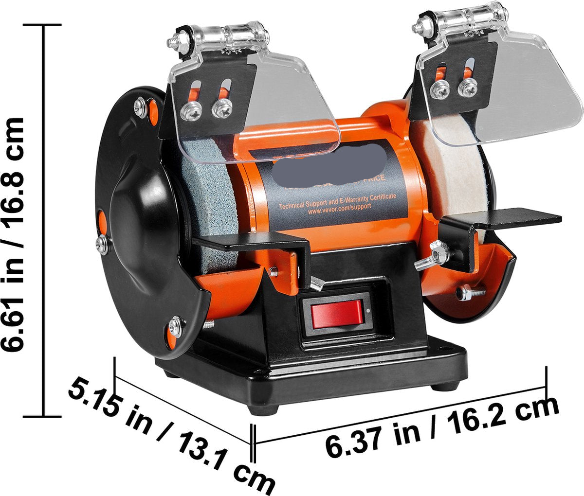 Dubbele Slijpmachine - 3-in-1 Multifunctioneel - Krachtige 50W <Otor - Borstelloos - 3 Polijst Schijven - Sieraden - 100+Accessoires - Polijsten - Slijpen
