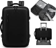 Vacuum Rugzak Handtas - Compressie - Met laptopvak - Met anti-diefstalslot - 57 tot 75 liter - 33 cm x 15 cm x 48 cm - Zwart