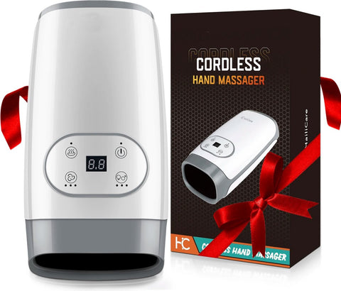 Handmassage Apparaat Luxe - Klopmassage Apparaat - Klopmassage Apparaat - Wit / Zilver