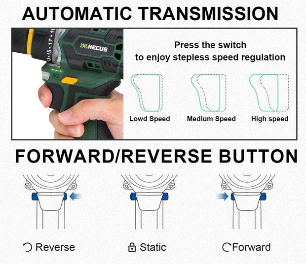 Boormachine - Mini Boormachine - Schroefmachine - Elektrische Boormachine - Elektrische Schroefmachine - 2x Accu - Met Koffer - Met Accessoires