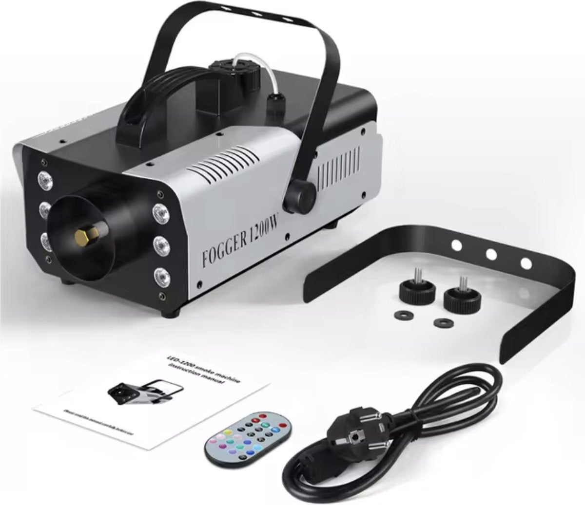 Rookmachine met verlichting - Ledverlichting - 6 Kleuren - 1200W - Mist machine - Bruiloft - Halloween - Feest