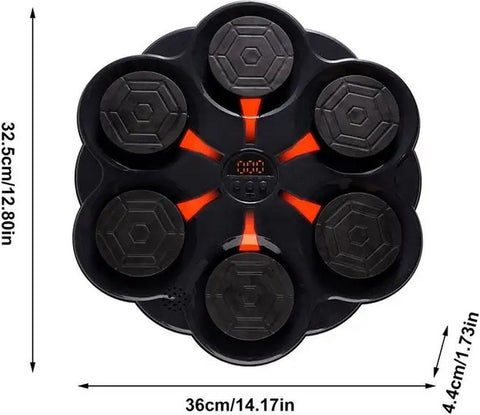 Boksmachine - Boksmachine met muziek - Boksmachine Volwassenen en kinderen - Bluetooth - Inclusief bokshandschoenen voor kinderen - Boksmachine Ultra met muziek & Bluetooth - Bokszak - Boksmachine