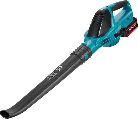 Draadloze Bladblazer - Sneeuwblazer - Stofblazer - Luchtblazer - 18V - 5500W - Elektrisch - 2 Accu's - Accu Lader- Efficiënt Schoonmaken - 5 Standen - 180km/h - Antisliphandvat - Verlengstuk voor Precisie - Zorgt voor Veiligheid