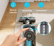 Cordless Stick Vacuum Cleaner - Bagless on Battery - 4 Different Attachments - Handheld Vacuum Cleaner - 380W - 27Kpa