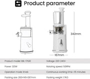Mini Centrifuge - Mini Pers - Fruitpers - Groentepers - IJsmaker - Draagbare Blender - Elektrisch - Wit - Oplaadbaar - Makkelijk Schoonmaken