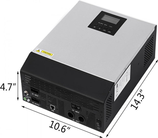 3KVA - 24V - MPPT Off-Grid Pure Sine Wave Solar Inverter - 0-55℃ - AC Charger - Professional