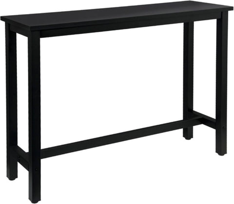 Bartafel deluxe - Rechthoekig - Bartafel voor Binnen - Metaal - Zwart - 140x40x100cm