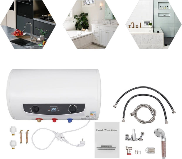 Elektrische Boiler - Doorstroomverwarmer - Doorstroomboiler - Speciaal Ontworpen voor Installatie Onder een Gootsteen - 30°C tot 75°C