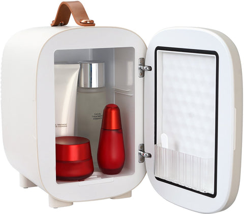 Minikoelkast - Koelen en Verwarmen - 4L - Met Wateropvangbak - <38dB - 286 x 195 x 263 mm - Geschikt voor Voedsel - Drinken - Moedermelk - Cosmetica - Medicijnen - Wit