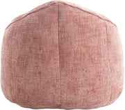 Zitzak Stoel met Voetensteun - Beanbag in Luxe Chenille Stof - Hoge Druk Schuimvulling - Ergonomisch Ontwerp - 89x88x76 cm - Roze