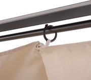 Cabrio-zonnedak - Luifel Tuinpaviljoen - Waterafstotende Luifel 3 x 3 m - Beige