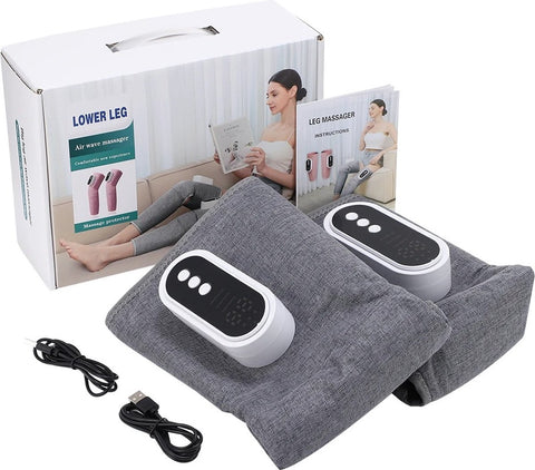 Leg massager - Calf massage - Leg massage - Leg massager blood circulation - leg massager lymphatic drainage - electric leg massager - Warm compress