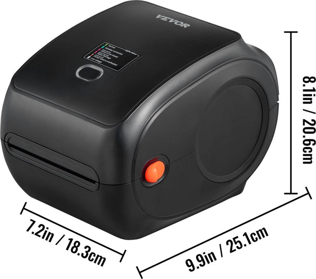 Bluetooth Label Printer - Thermal Label Printer - Barcode Printer - Sticker Printer - Compatible With Android, iOs, Mac Os, Windows