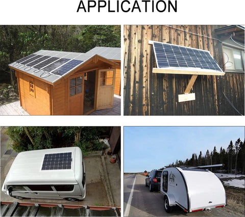 Flexibel Zonnepaneel - Compleet Pakket - 100W Solar Energy System - Buigbaar - UltraDun 3MM - Lichtgewicht - Zonnepaneel Camper