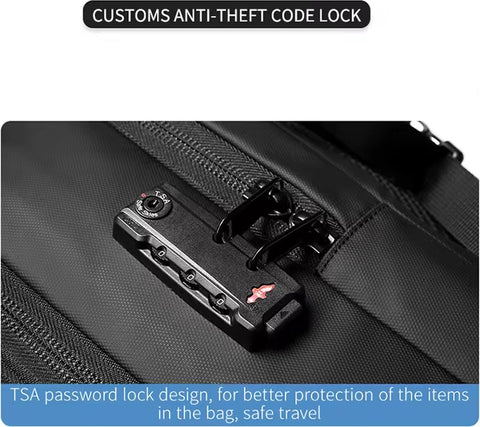 Vacuümrugzak - 60L - Waterdichte rugzak - 17” laptopvak - Inclusief pomp - 49 cm x 32 cm x 15 cm /20 cm - Blauw