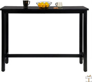 Bartafel deluxe - Rechthoekig - Bartafel voor Binnen - Metaal - Zwart - 140x40x100cm