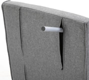 Slaapstoel - Uitklapbaar - Slaapbank - Logeerbed - Zetelbed - Slaapfauteuil - Vouwbed - 1 persoons - Zeer comfortabel - Grijs
