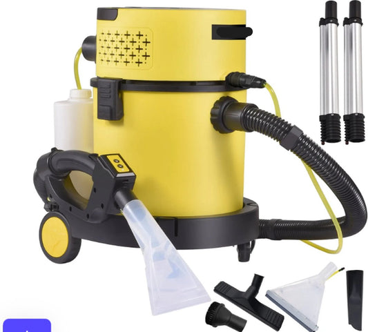 Tapijtreinigers - Shamponeer Machine - Nat en Droog - Suck Blow en Spray Functie - Vlekkenreiniger - Bank Reiniger - Reinigingsmachine - 220V - 1200W - 20 Liter