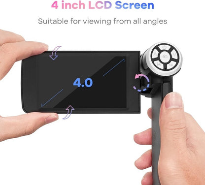 Microscope - Junior Microscope - Children's Microscope - Portable Microscope for Children and Adults - Magnification x1000