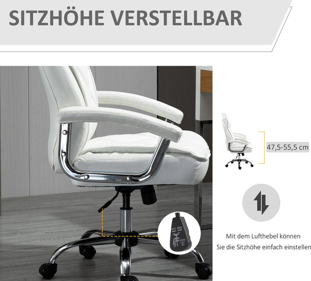 Desk chair office chair with tilt function modern diamond pattern