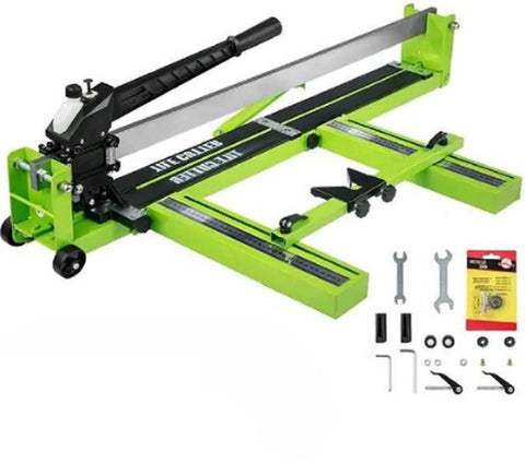 Handmatige Tegelsnijder - Professionele Tegelsnijmachine - Infrarood Laser Positionering - 1000mm - 6 tot 15mm Tegels - Draagbaar - Ergonomisch - Accessoires