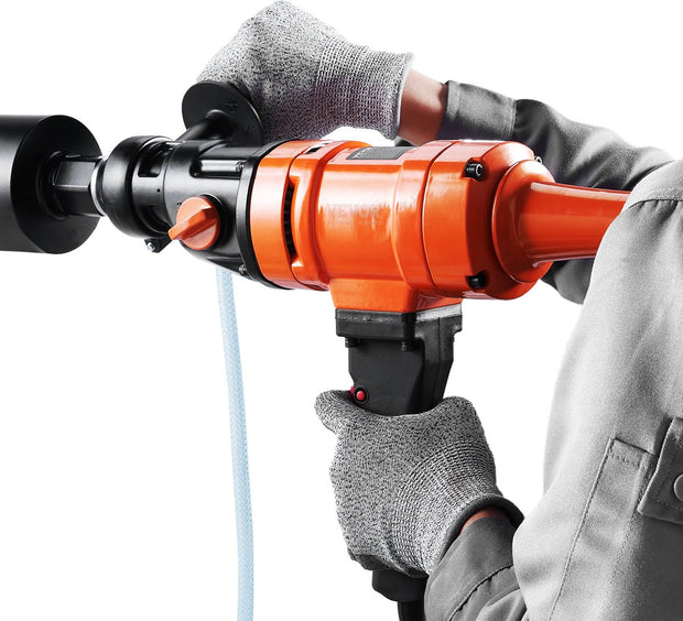 Diamantboormachine - Diamantkernboormachine - 1500W - 1100/2400RPM - Natboren - 8-10,2 Cm Magneetboor - Geschikt voor Het Boren Van Gewapend Beton, Marmer