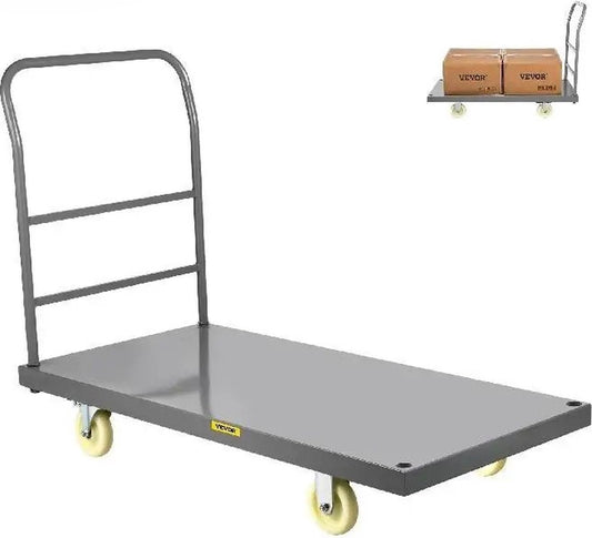 Platform Truck - Shopping Cart - Platform Truck - Shopping Cart with 5" nylon wheels