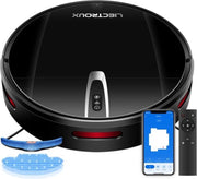 Robotstofzuiger - Droog en nat dweilen - 4KPa Zuigkracht - Werkt met Alexa en Google assistant - Ideaal voor haren, tapijt etc
