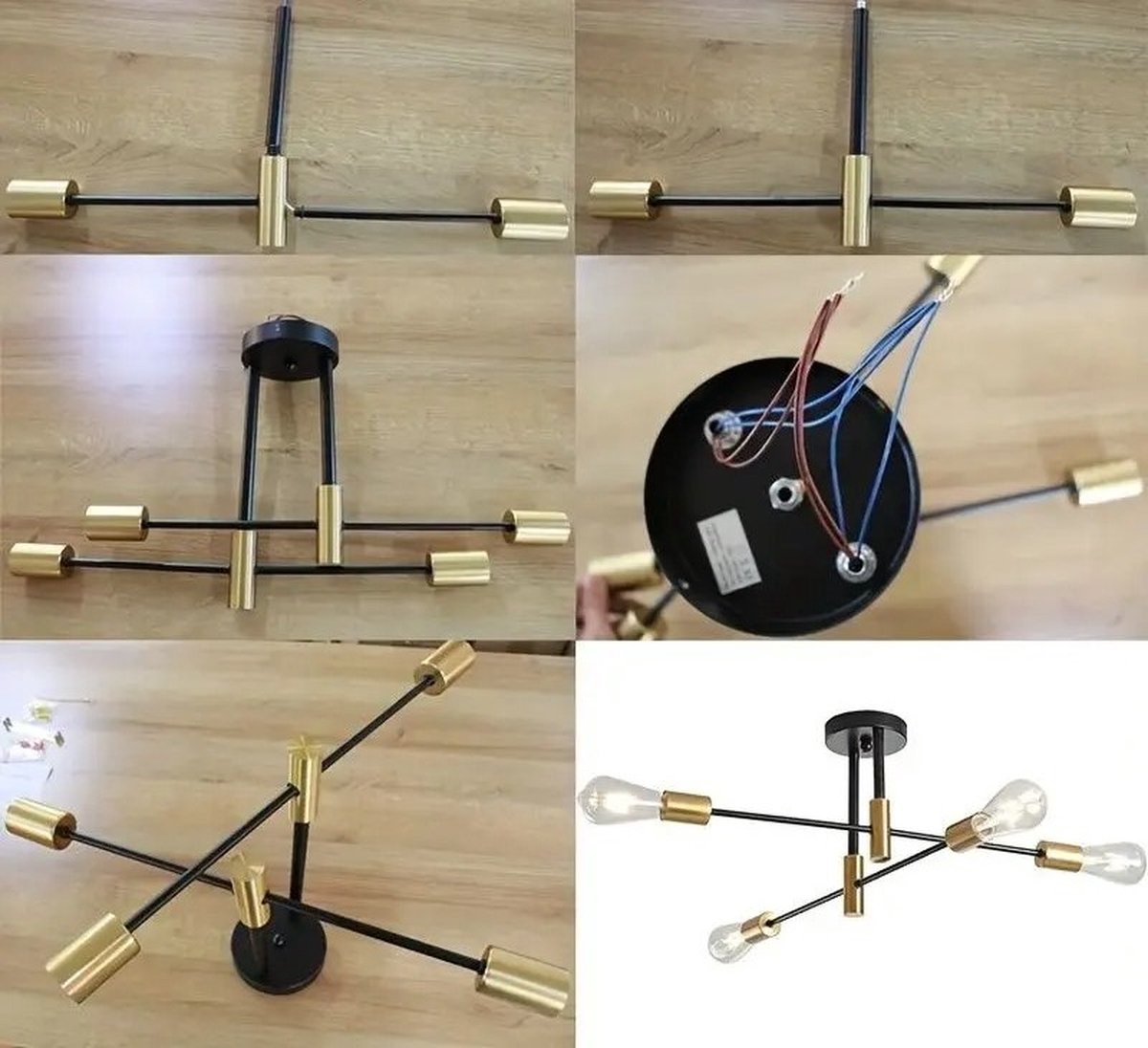 Plafondlamp - Lampen - Plafondlampen - LED Plafondlamp - Kroonluchter - Woonkamer - Eetkamer - QUORE