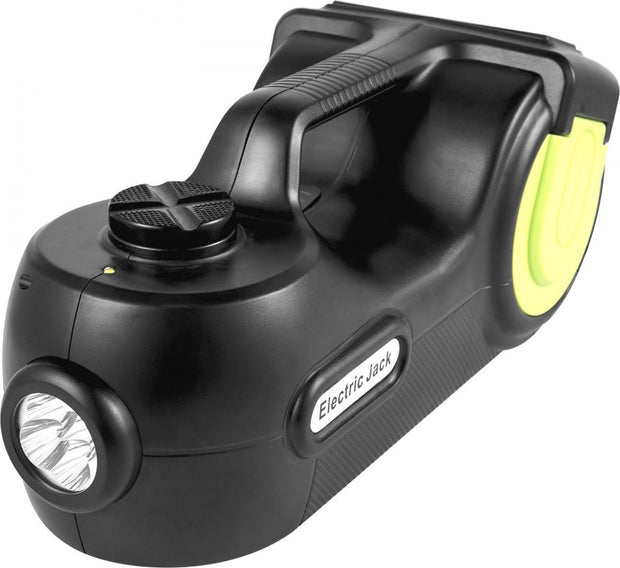 Auto Elektrische Krik, 5T Elektrische Hydraulische Krik, 12V Elektrische Krik Auto Autokrik, 1xGereedschapskist, 1xElektrische Slagmoersleutel, voor Garages, Boerderijen, Snelwegen, Verre Reizen
