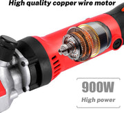 Clipper - Professionele Clipper - Met Koffer - Volledige Set - Grote Trimmer - Schapen Trimmer - Scheermachine - Scherende Machine voor Wol - 6 Snelheidsstanden - 900W - Rood