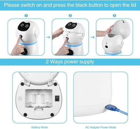 Automatische - Pet Feeder - Met Voice Record & Timer - 3.5lL - Wit