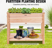 Kweekbak - Kweektafel op poten - Moestuintafel Verhoogd - Kweektafel moestuin - Kruidenbak Op Poten - Kruidenbak Buiten Hout - 86x46x76cm - Hout/100kg Draagvermogen