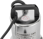 Dompelpomp - Vuil en Schoon Water - Compacte Vuilwaterpomp - Gepolijst RVS - Krachtig en Duurzaam - 50 L/min - 12V - 160W
